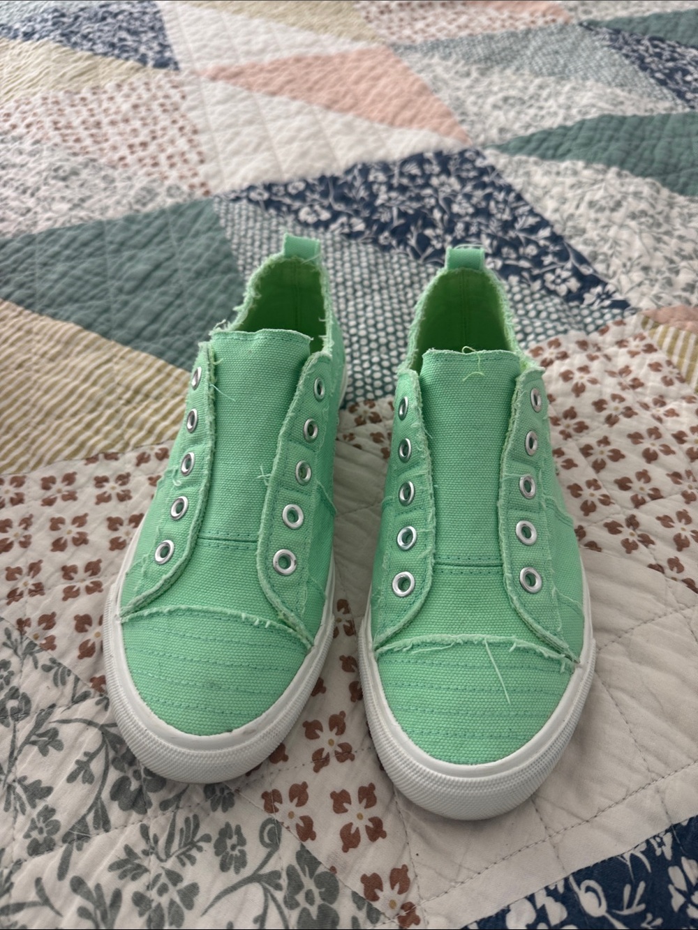 Corkys Slip-On Sneakers in Mint